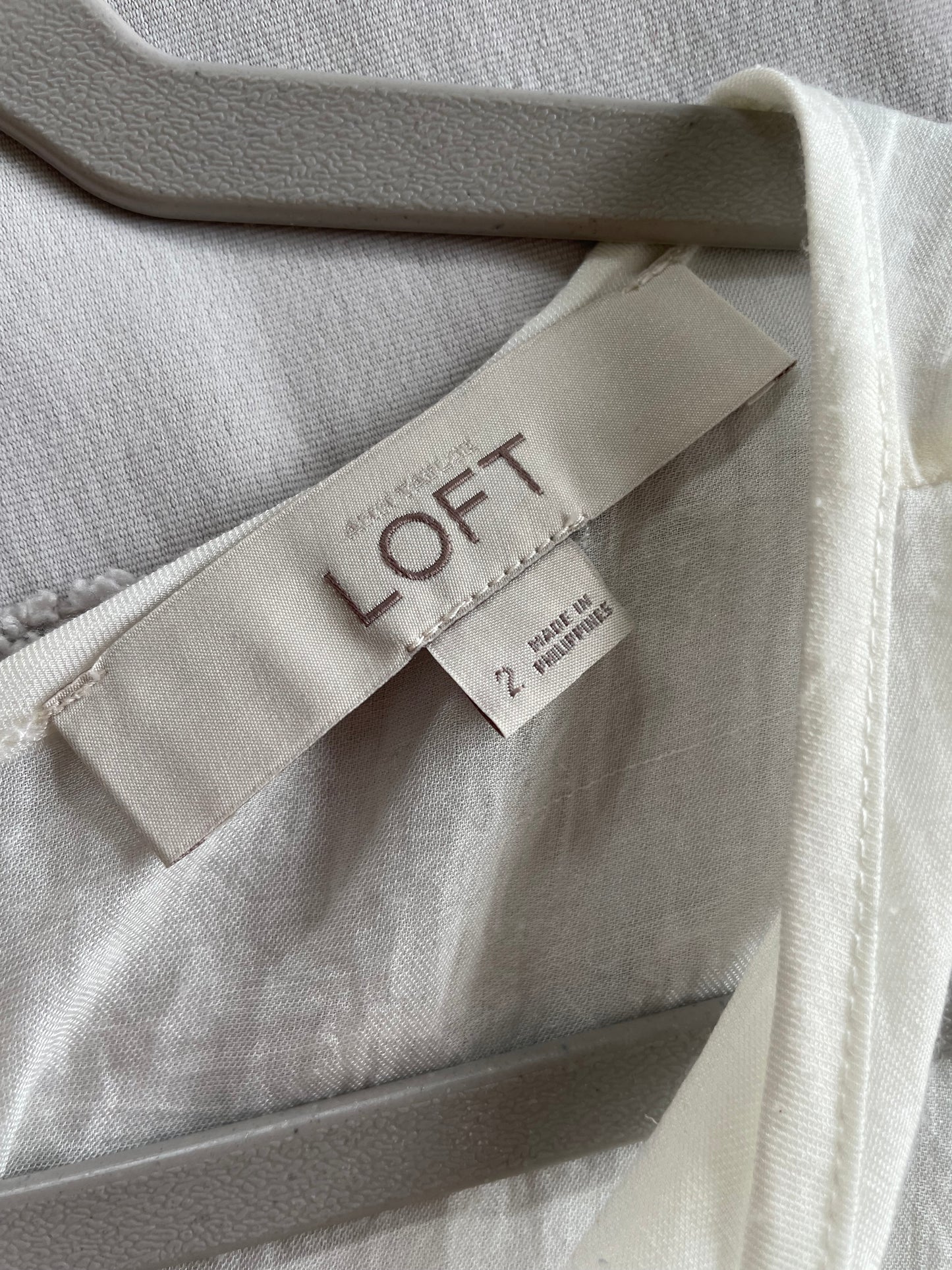 Loft Ombré Ruffle Dress Size 2 (XS)