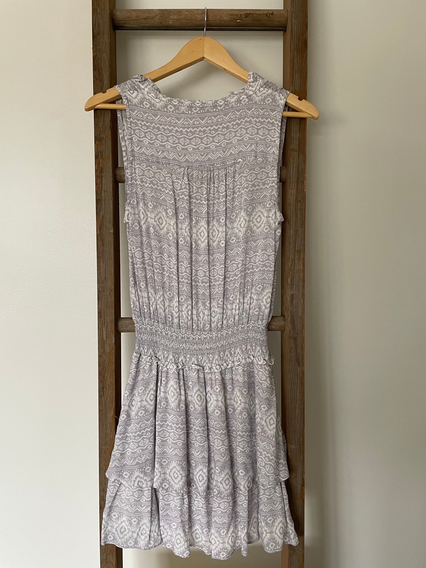 Fate Brand Patterned Tassel Dress Size Small