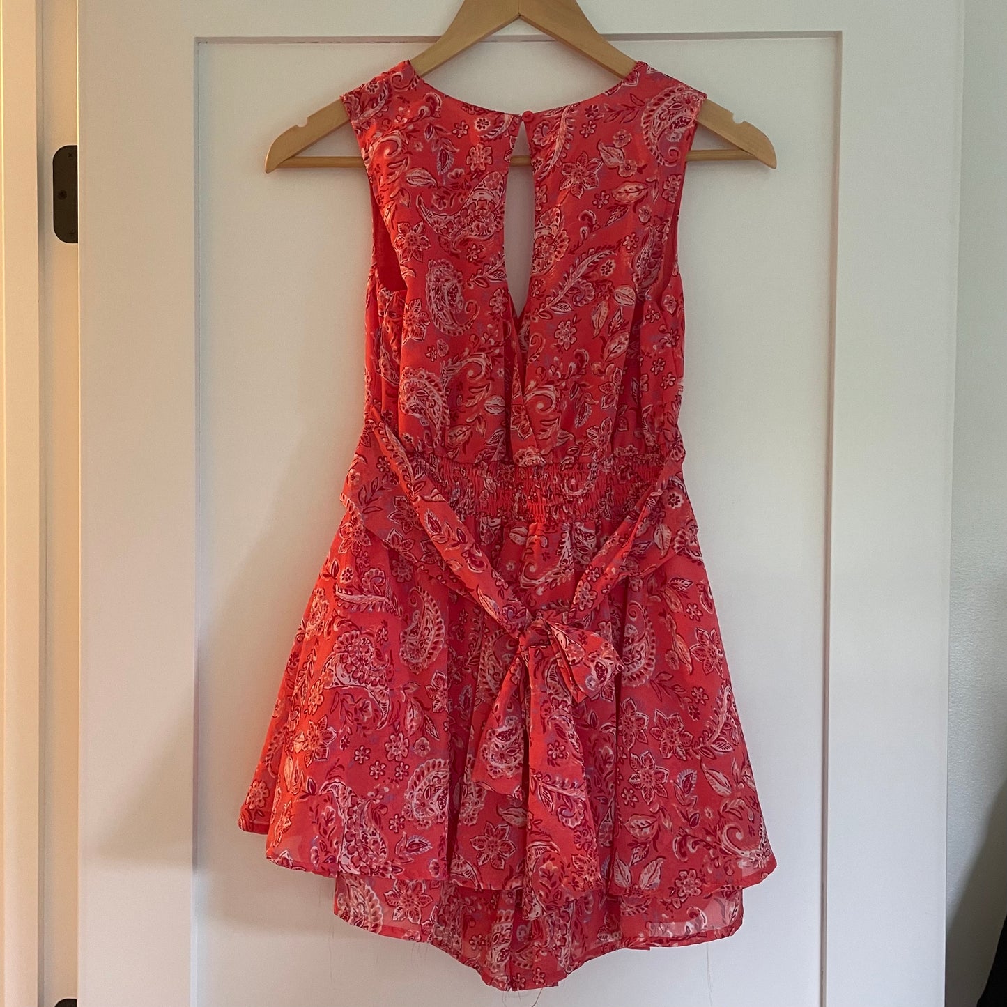 Japna Coral Floral Romper Size XS