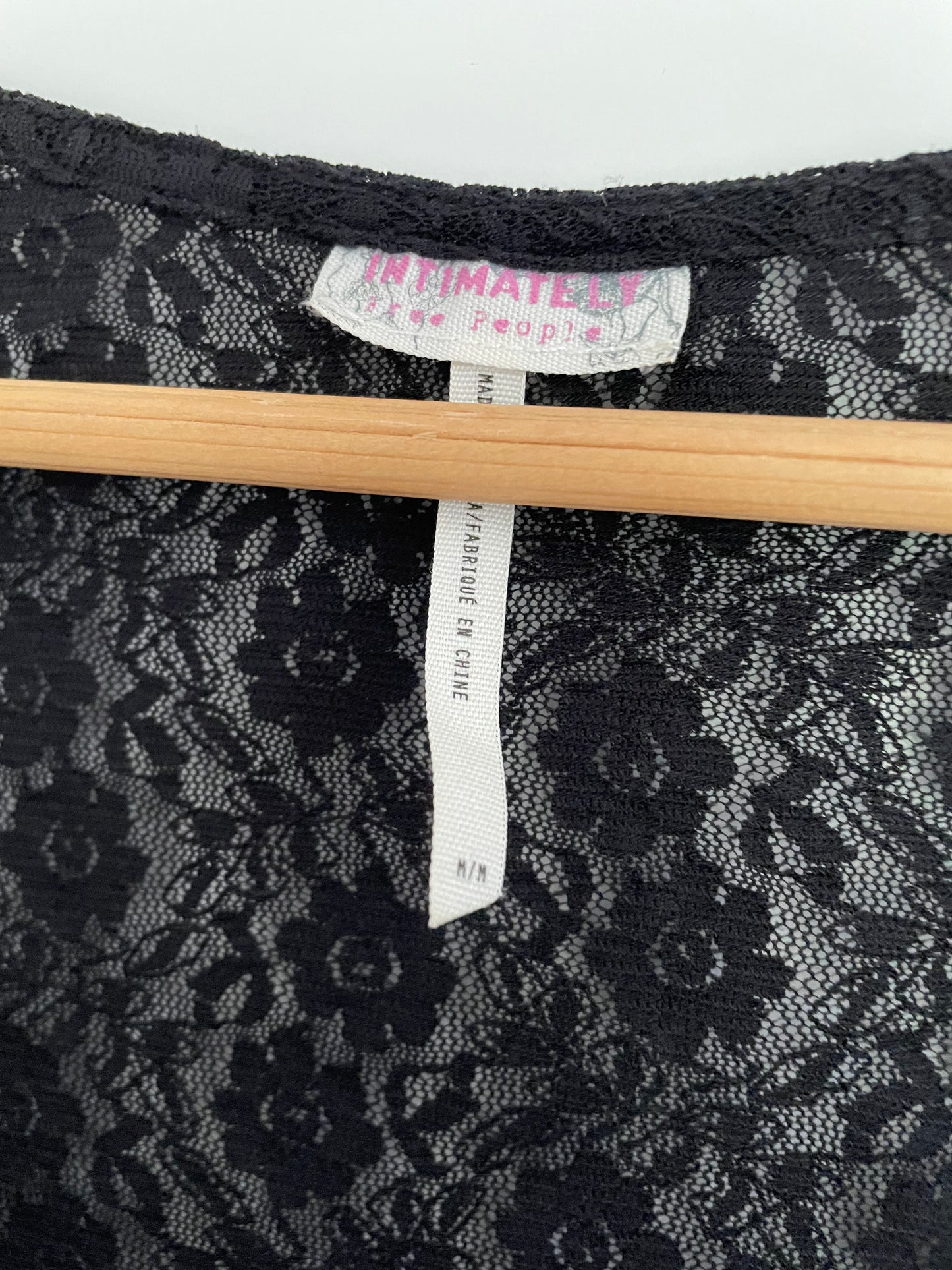 Free People Lace Sheer Dress Size Medium