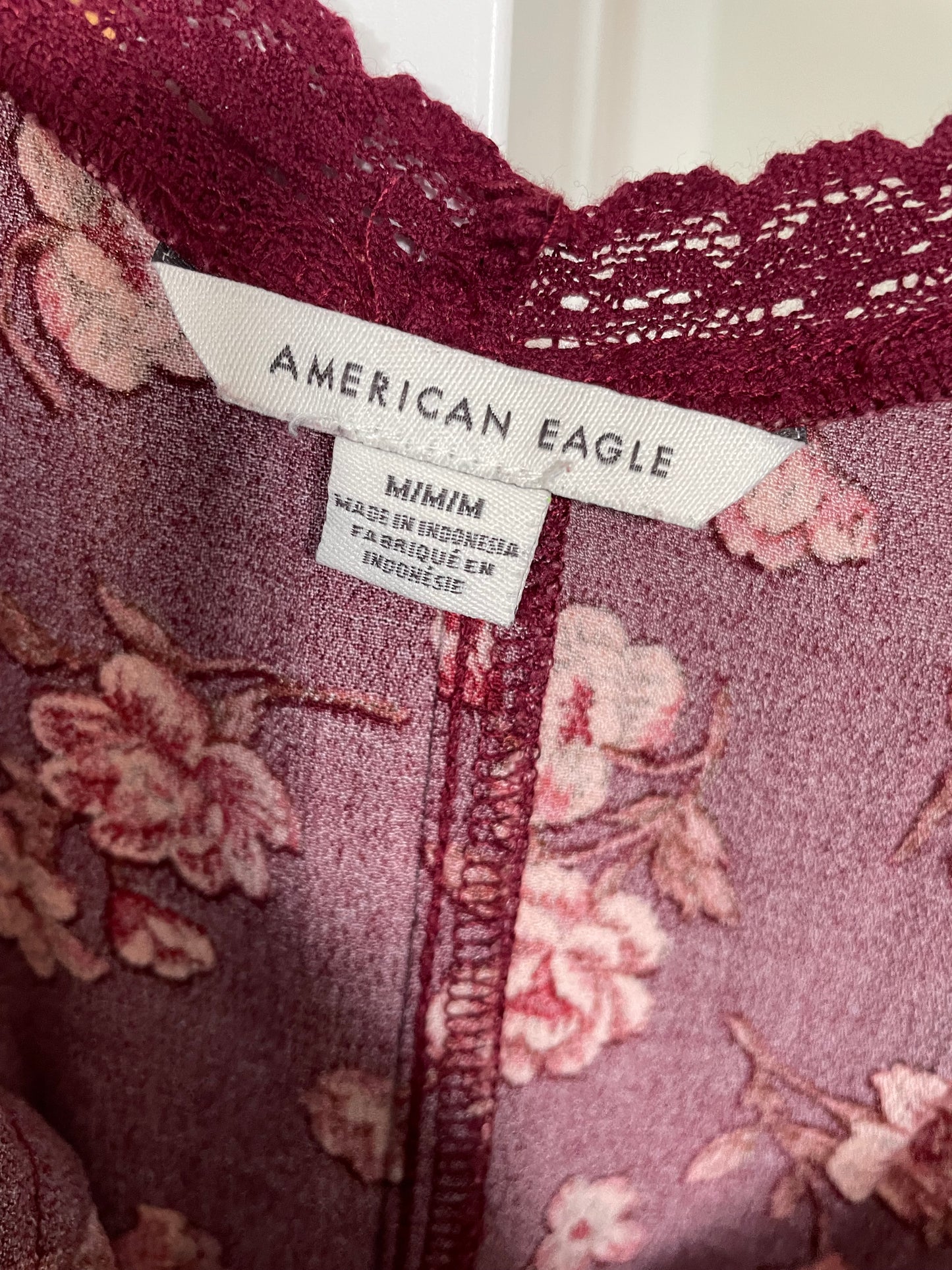 American Eagle Floral Slip Dress Size Medium