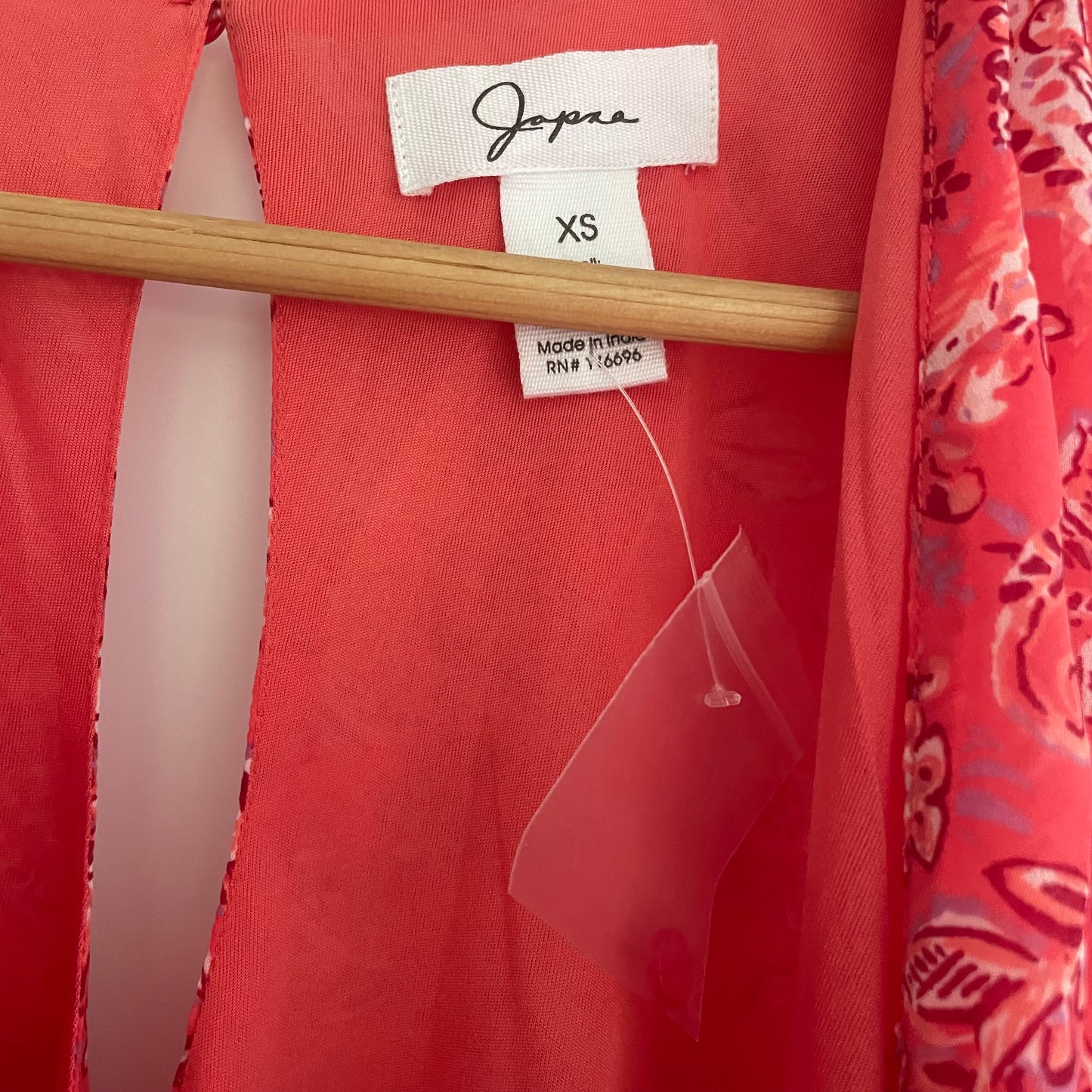 Japna Coral Floral Romper Size XS