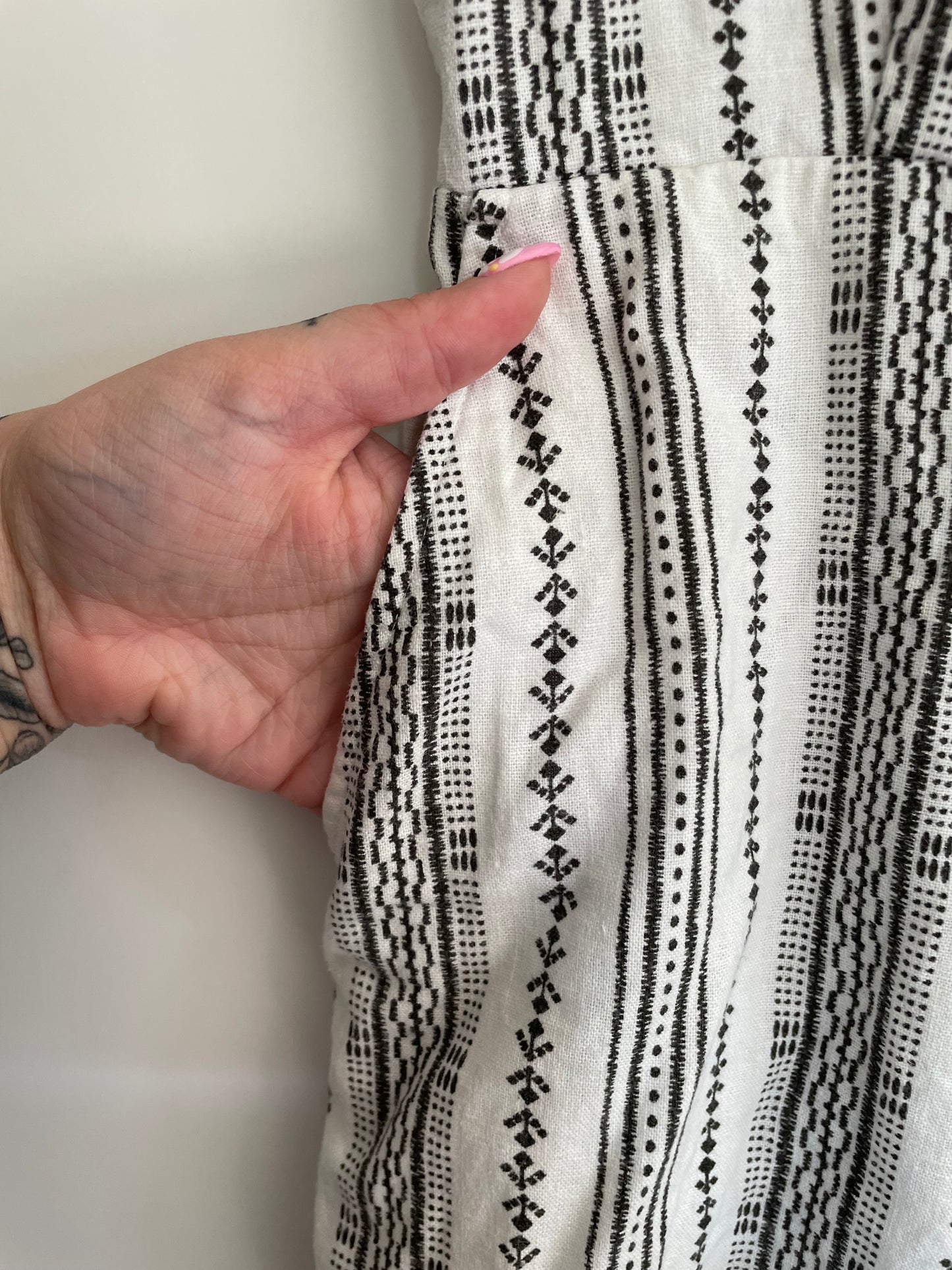 Old Navy Linen Blend Jumpsuit Size Small