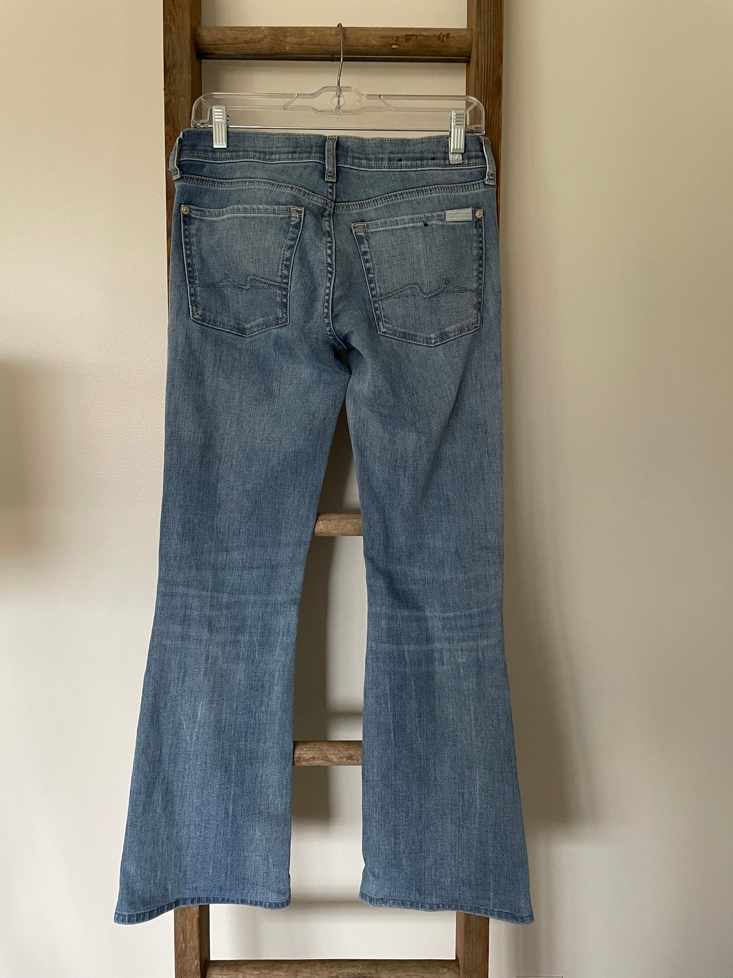 7 For All Mankind Distressed Original Bootcut Jeans Size 27