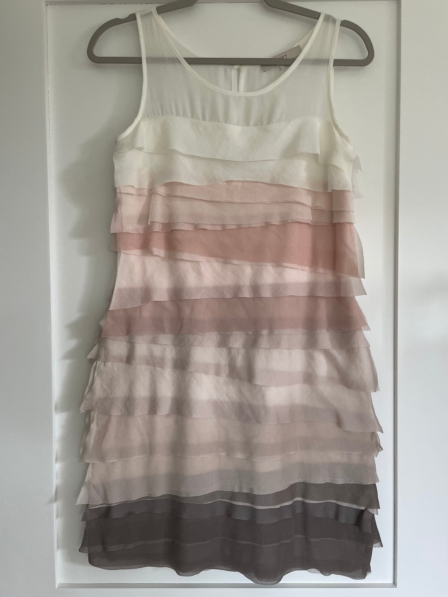 Loft Ombré Ruffle Dress Size 2 (XS)