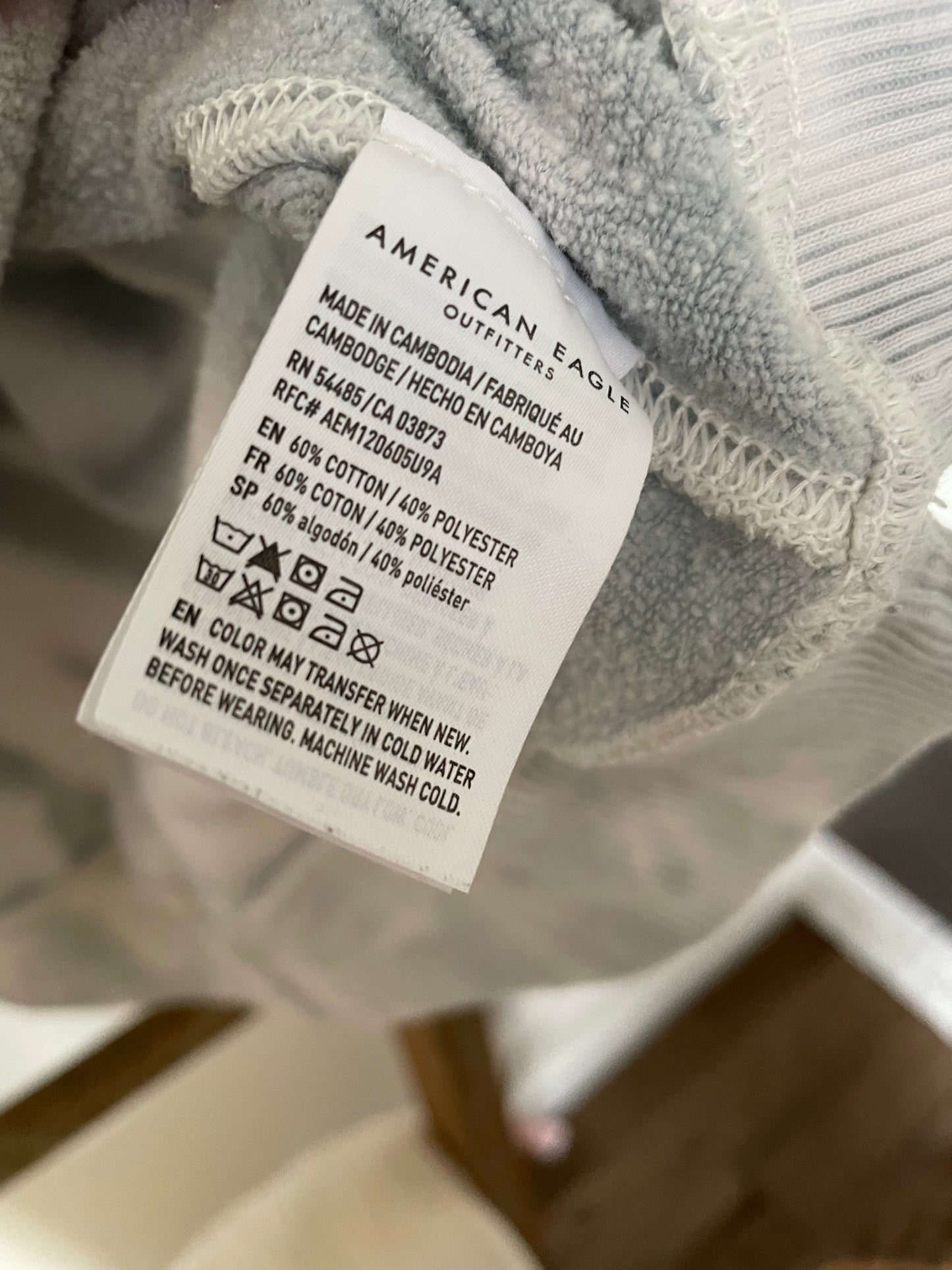 American Eagle Boxy Tie Dye Oversized Crewneck Sweatshirt Size Medium