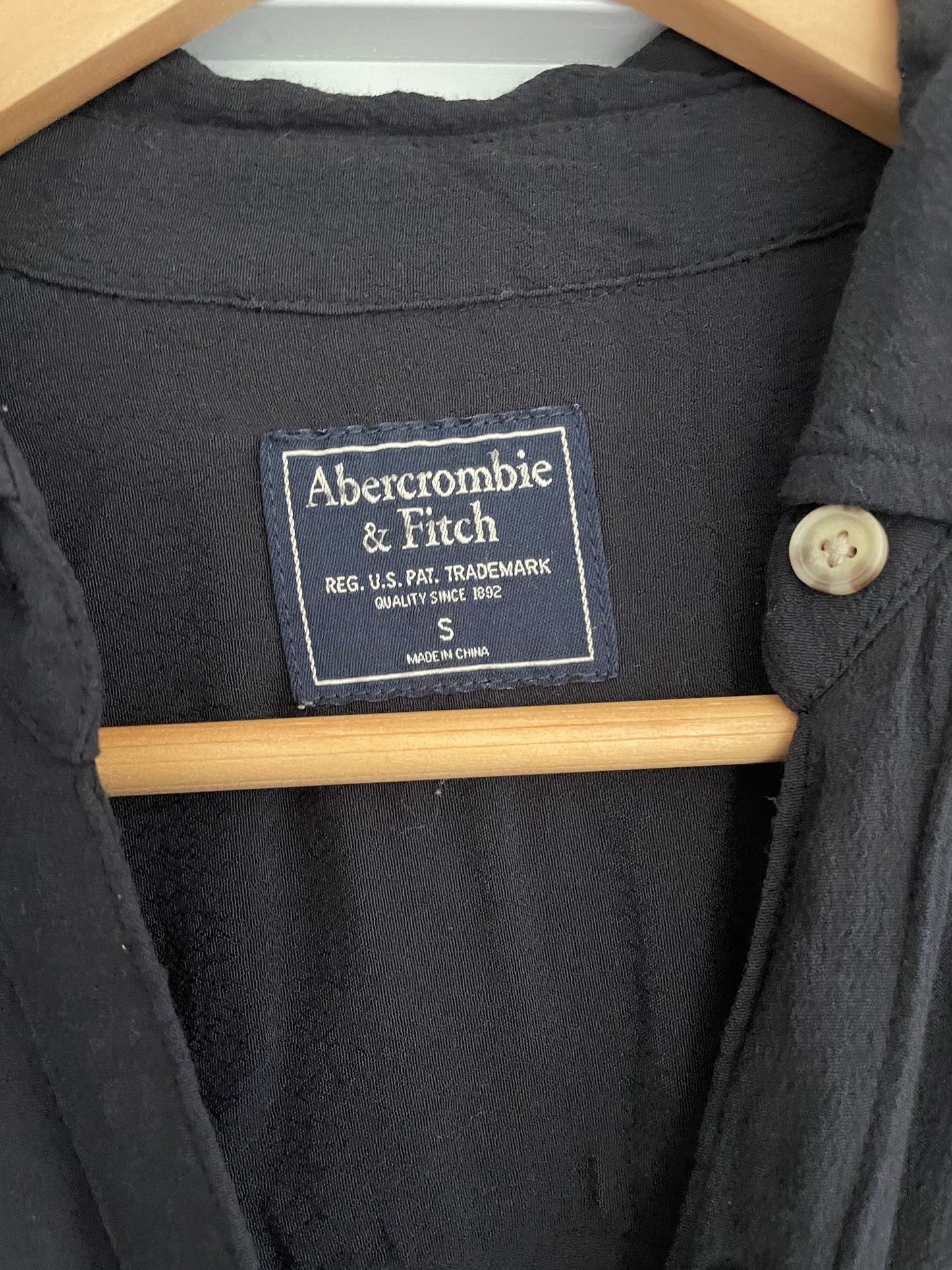 Abercrombie & Fitch Black Twist Long Sleeve Dress Size Small