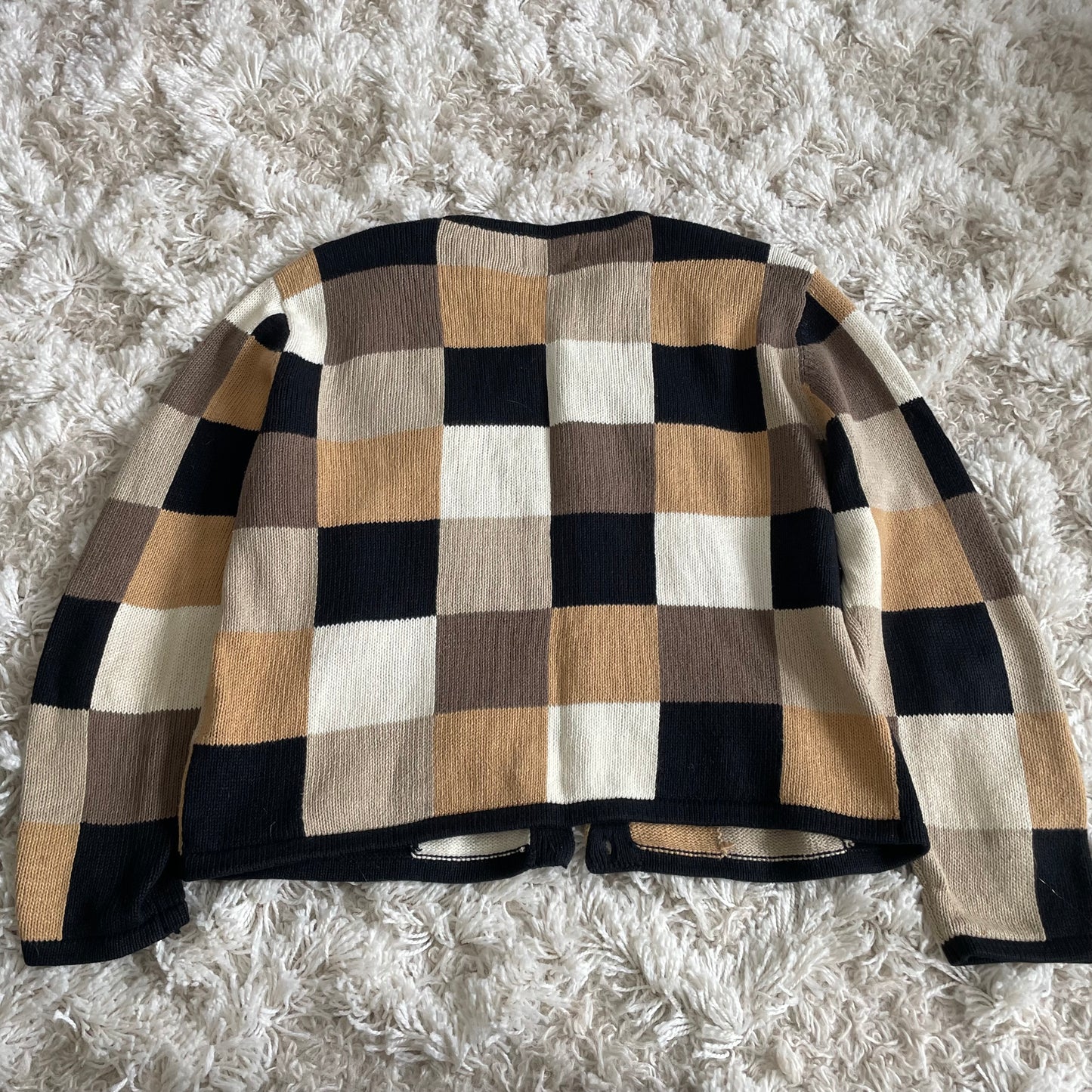 Christopher & Banks Vintage Checkered Cardigan Size Medium