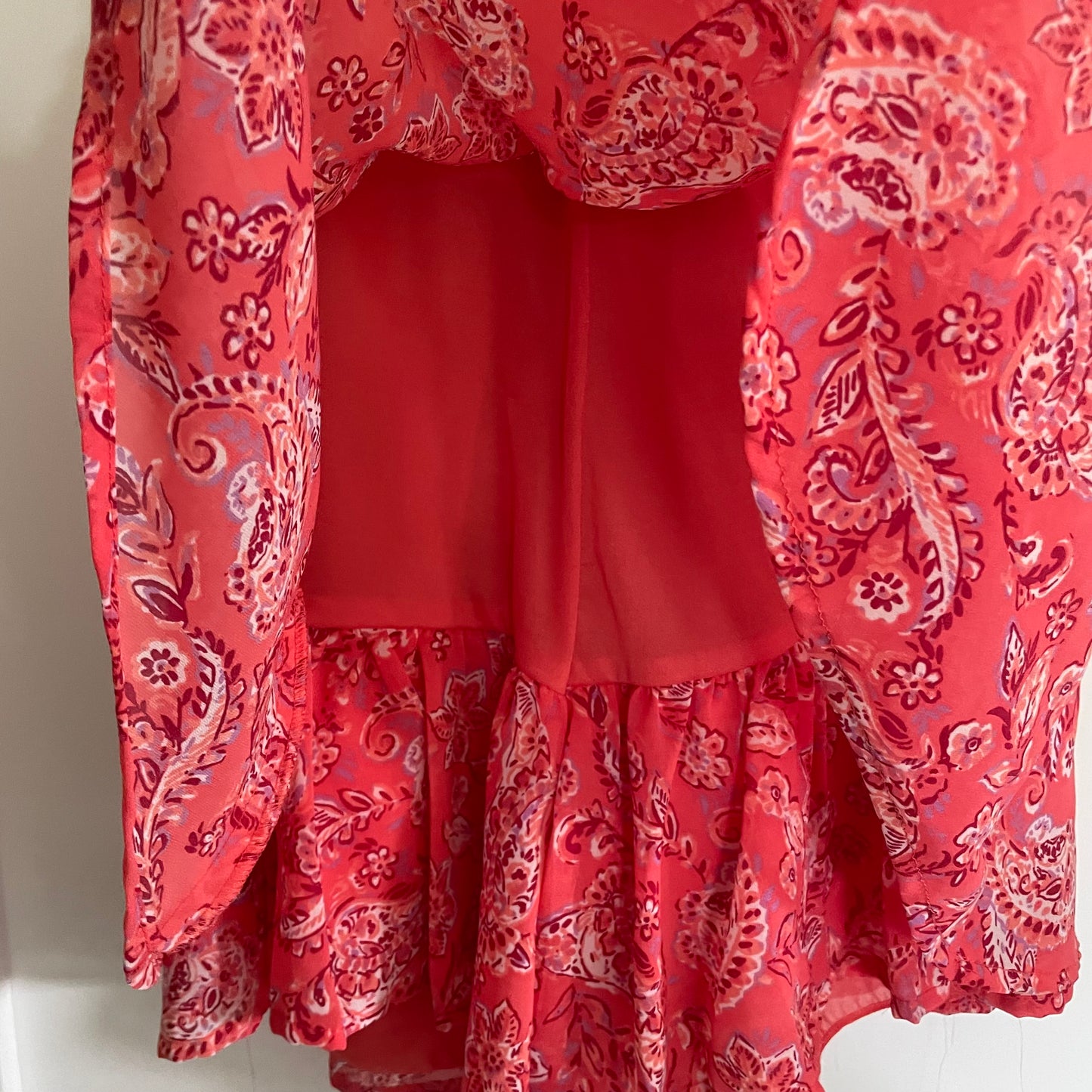 Japna Coral Floral Romper Size XS