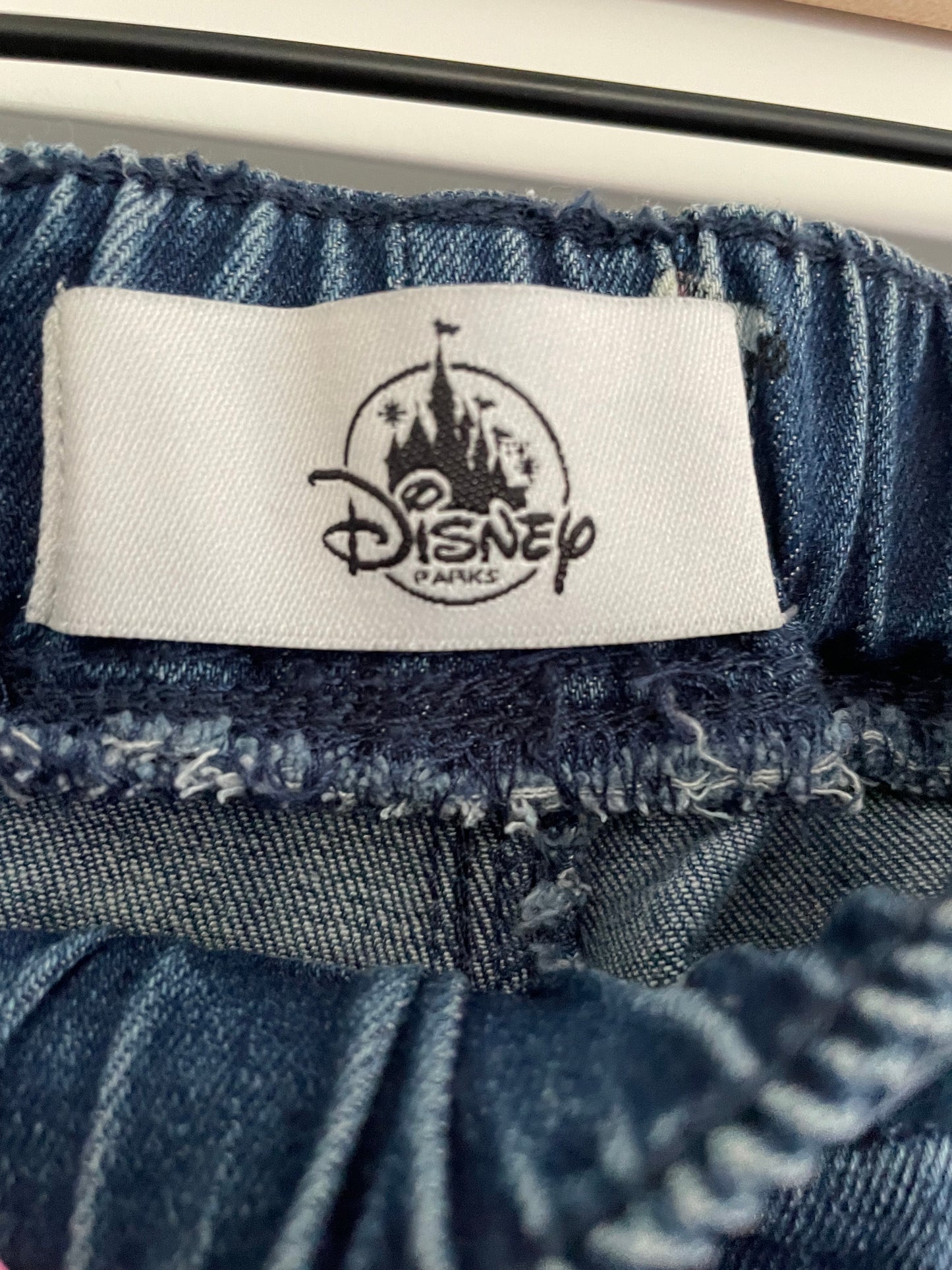 Disney Parks Mickey Mouse Denim Joggers Size M