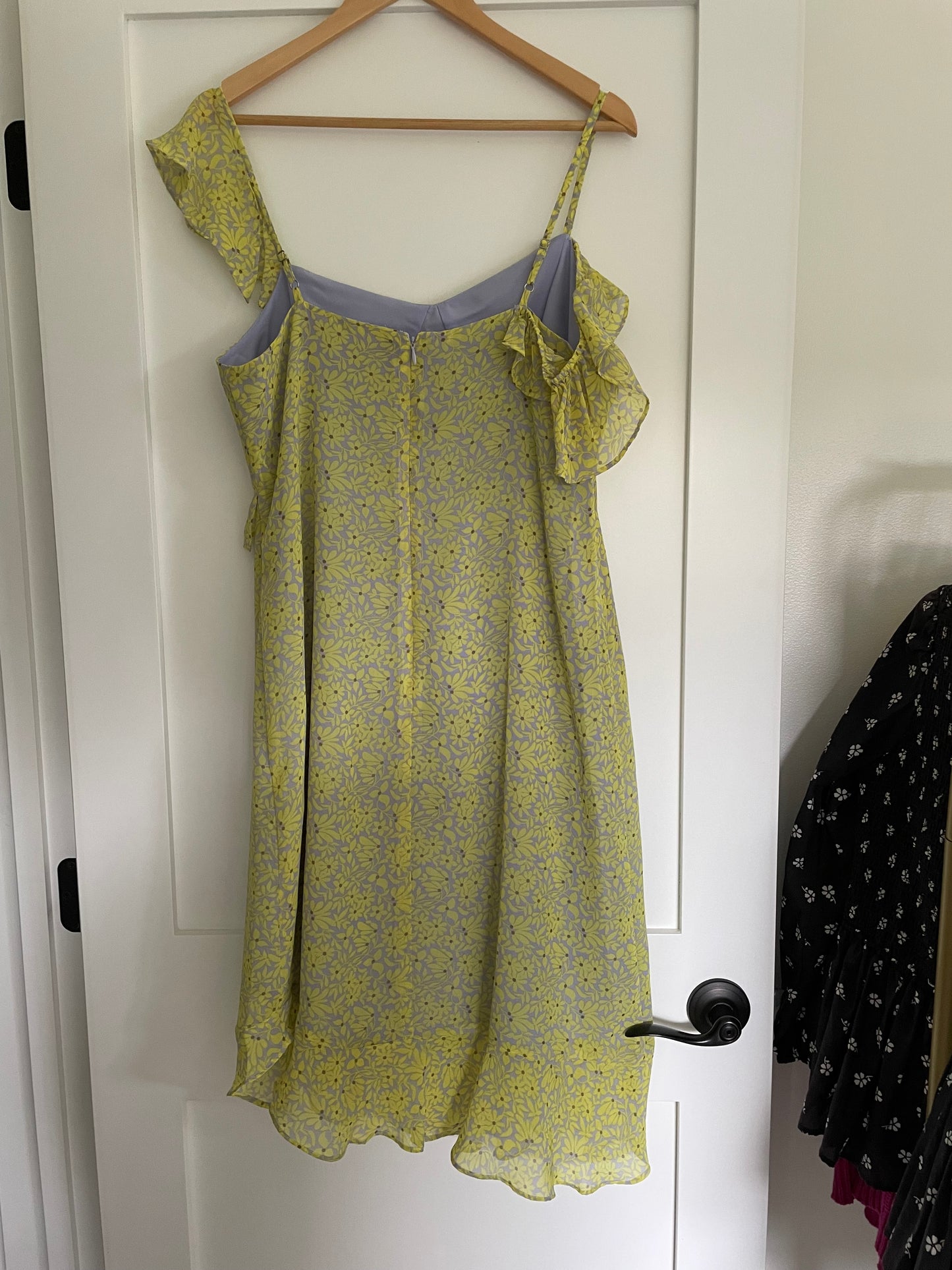 Nanette Lepore Y2K Asymmetrical Floral Dress Size 12