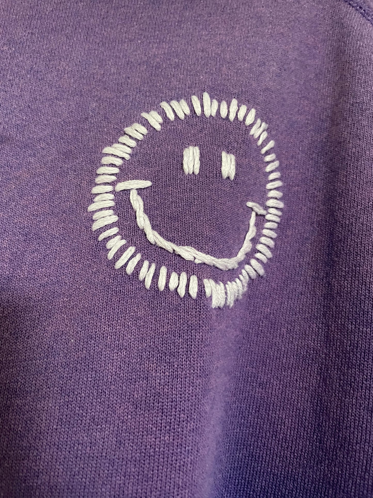 I Stole My Boyfriends Shirt Distressed Purple Crewneck Size Small