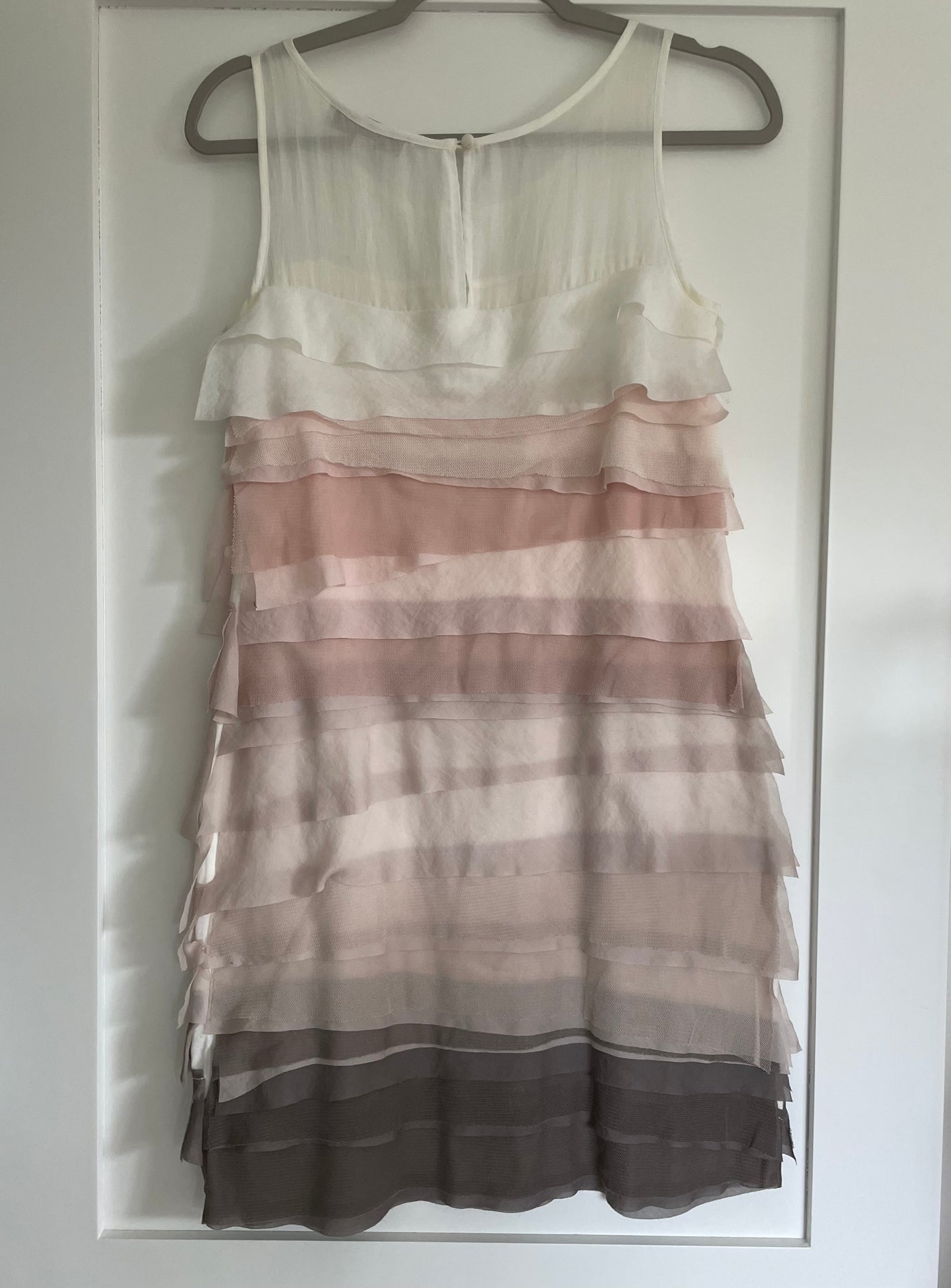 Loft Ombré Ruffle Dress Size 2 (XS)