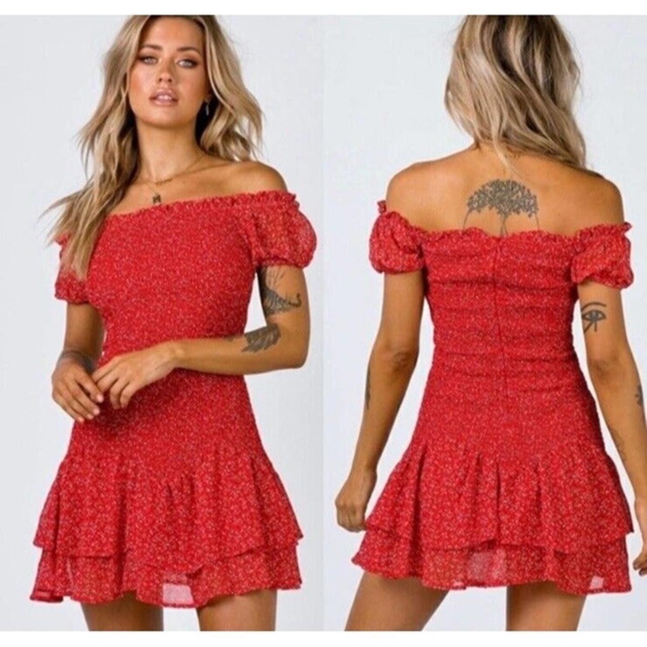 Princess Polly Smocked Sinead Dress Size 4