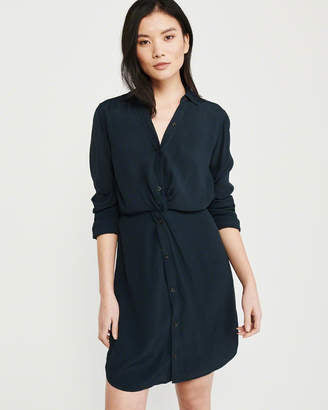 Abercrombie & Fitch Black Twist Long Sleeve Dress Size Small