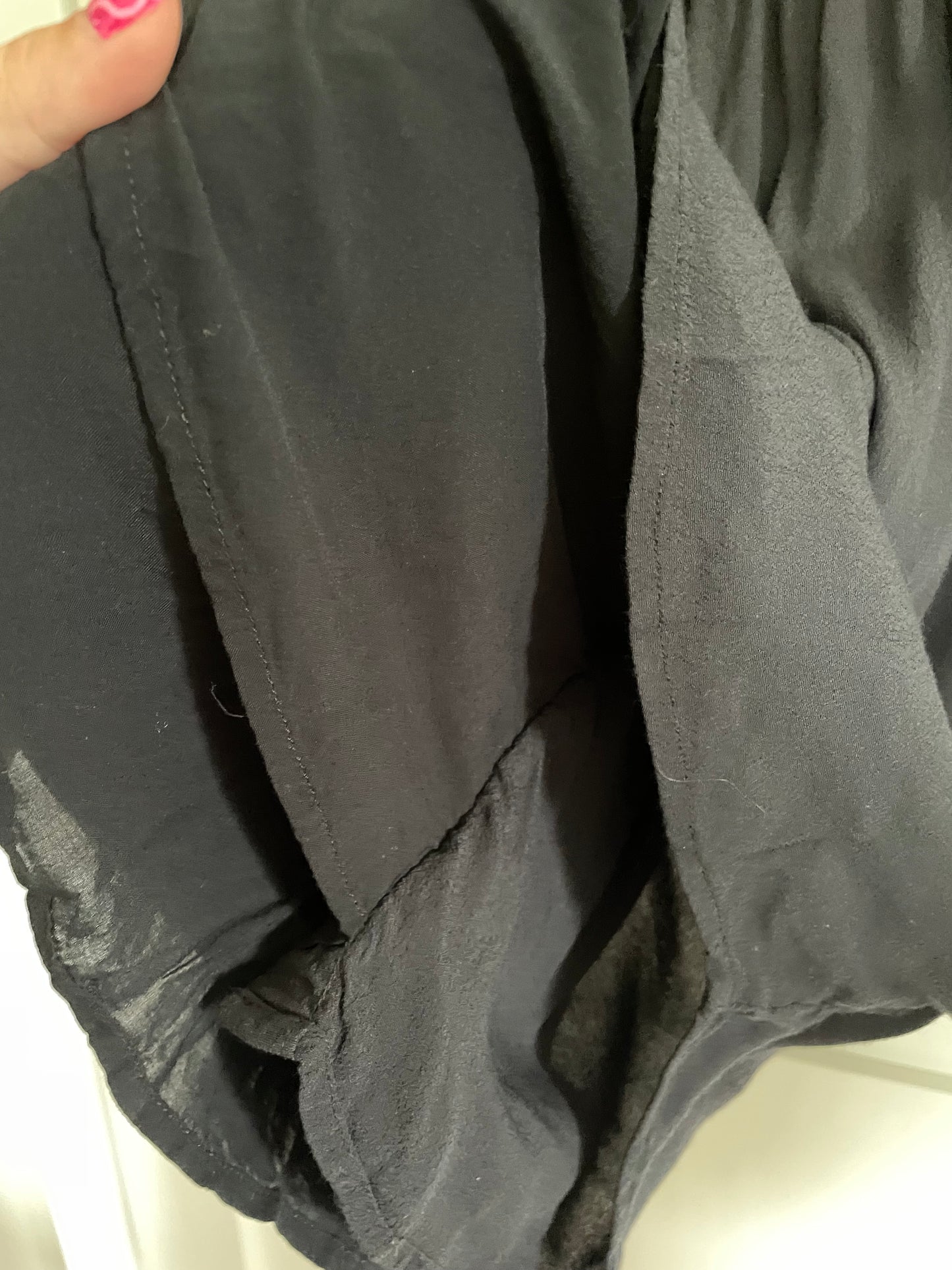 Abercrombie & Fitch Black Twist Long Sleeve Dress Size Small