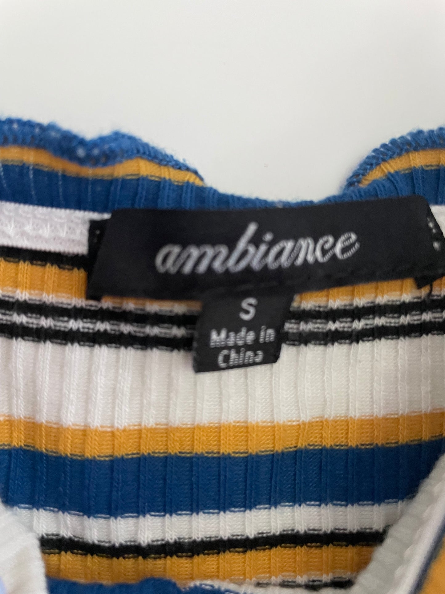 Ambiance Ribbed Bodycon Summer Dress Size Small