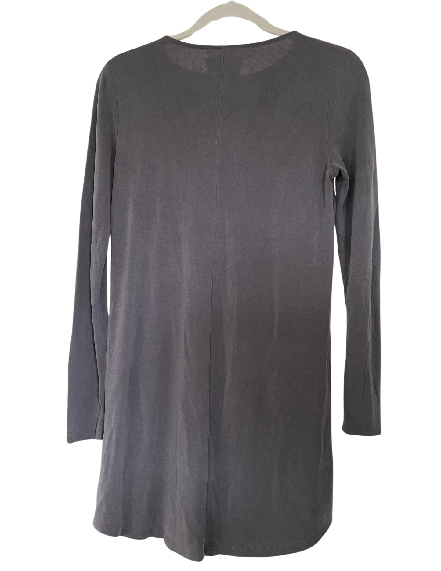 Abercrombie & Fitch Gray Long Sleeve Shirt Dress Size XS