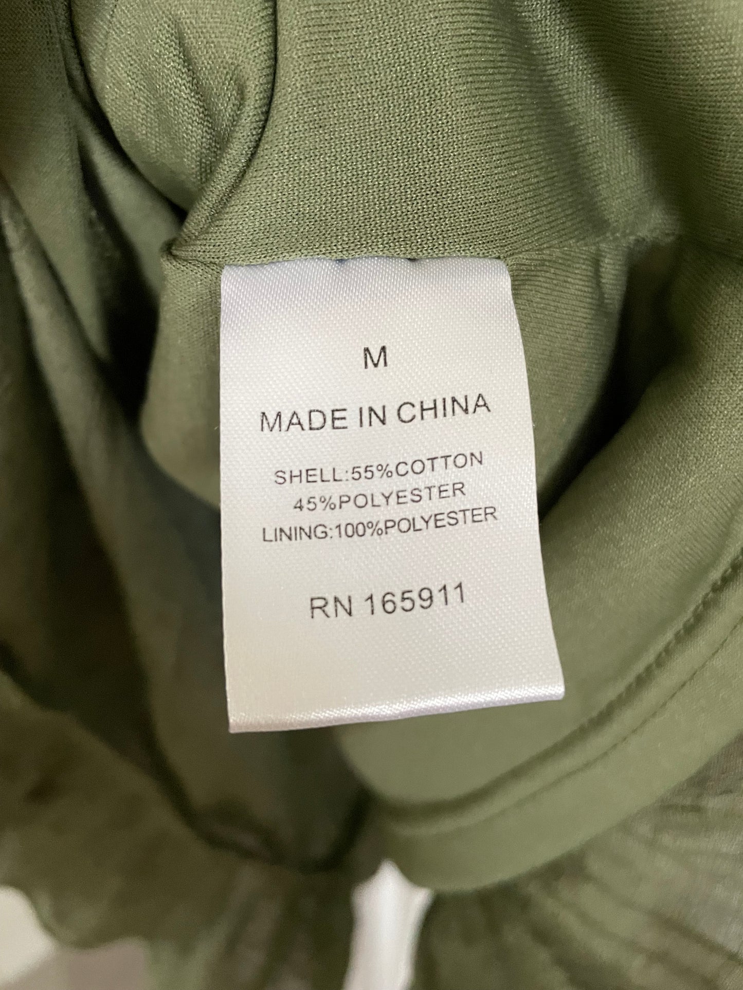 Grace + Karma Olive Green High Neck Dress Size Medium