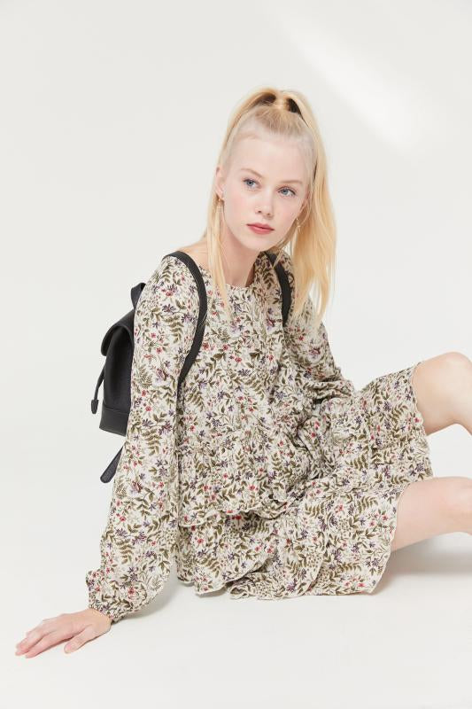 Urban Outfitters Floral Ruffle Dress Size XS