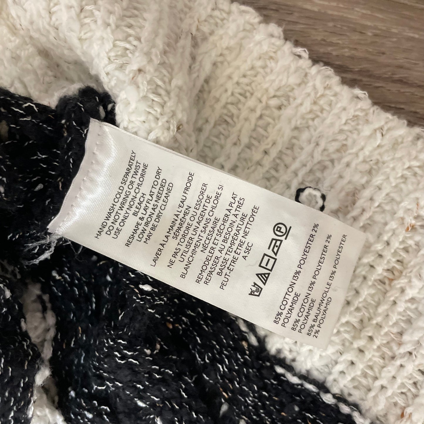 Anthropologie Palmer Open-Stitch Pullover Sweater by Pilcro Size Small