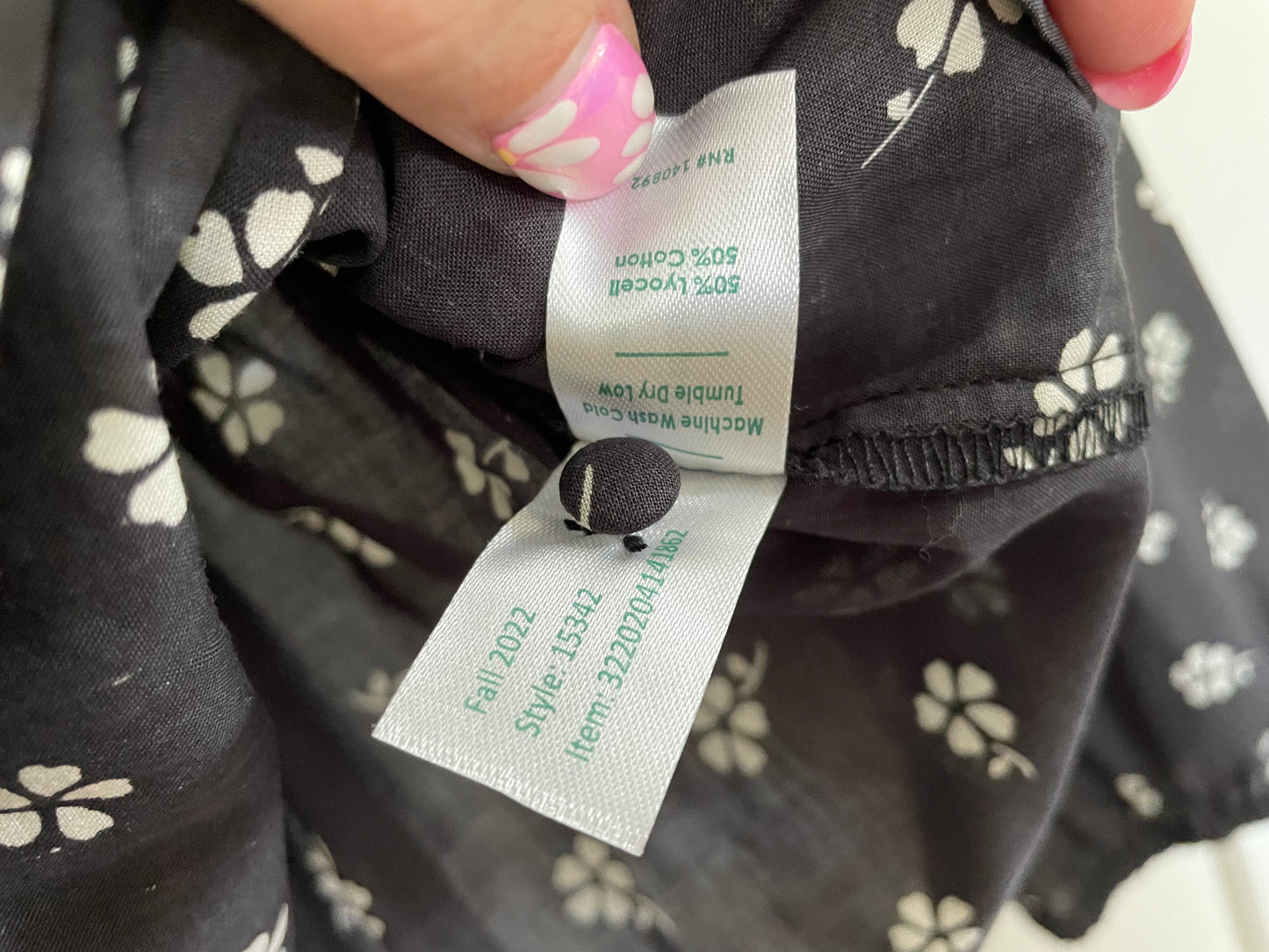 Marine Layer Gabrielle Smocked Top Size Medium