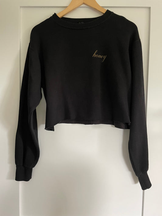 Brandy Melville ‘Honey’ Cropped Sweatshirt Size Small