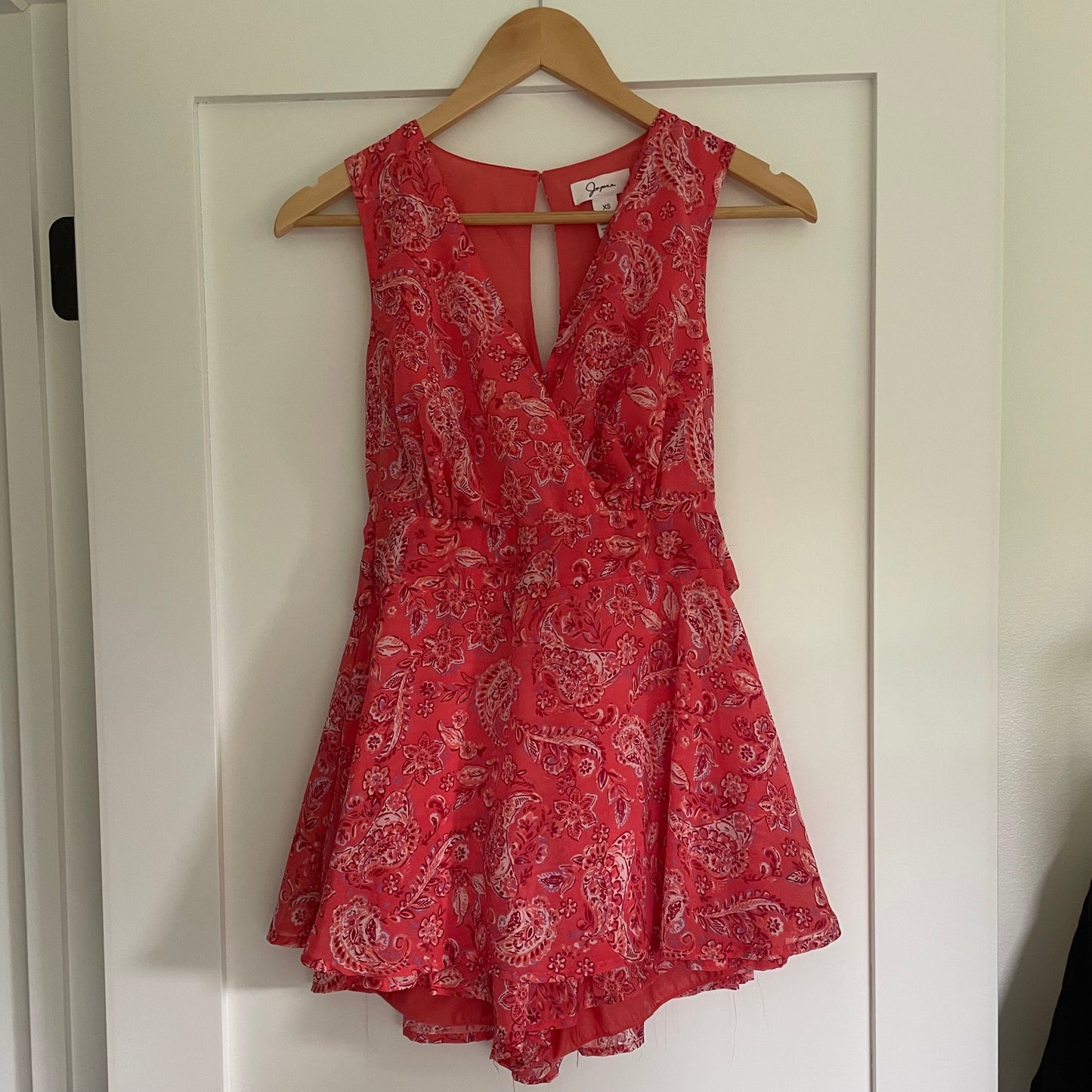 Japna Coral Floral Romper Size XS