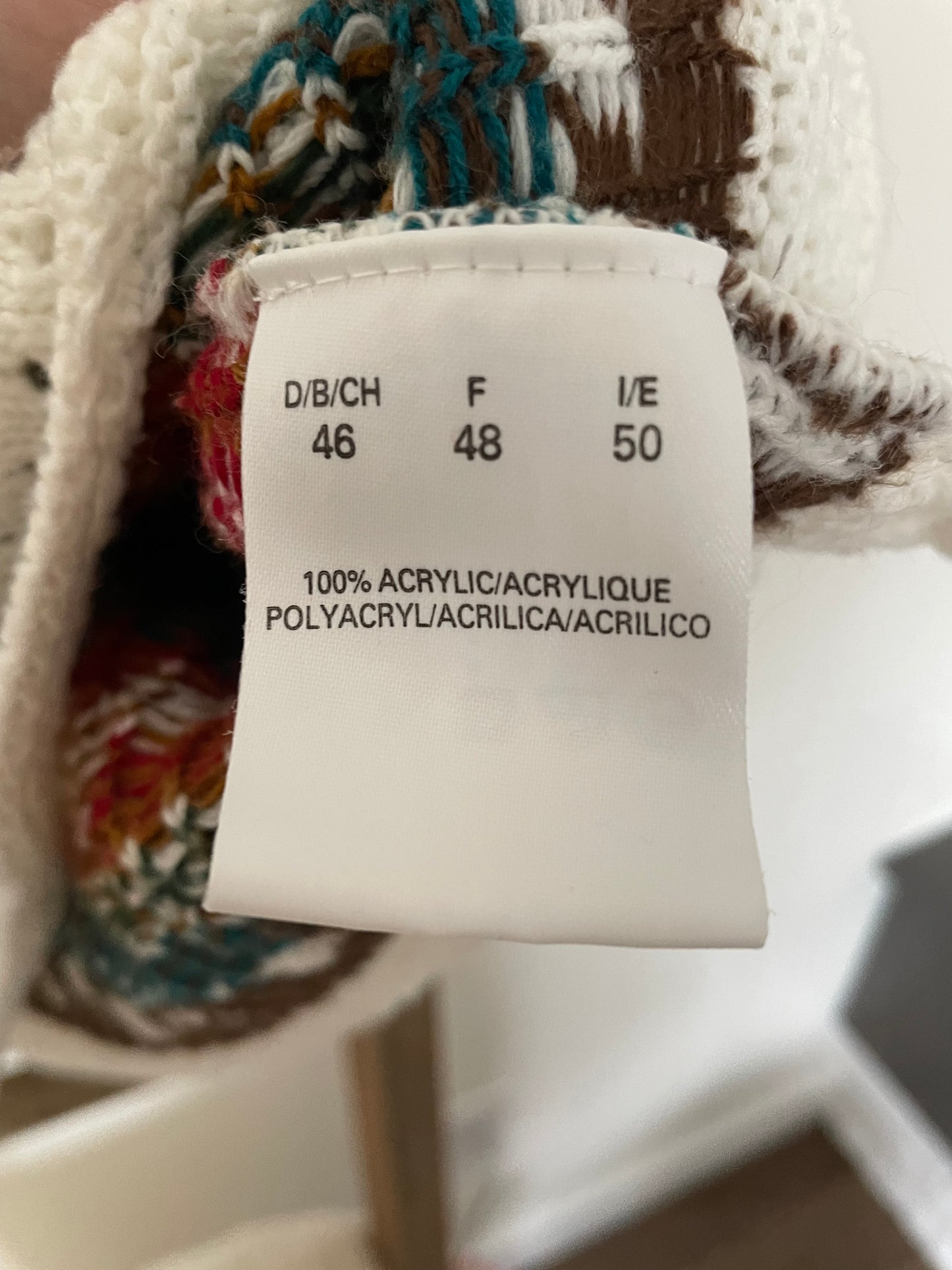 Vintage Scalloped Hem Sweater Size Small