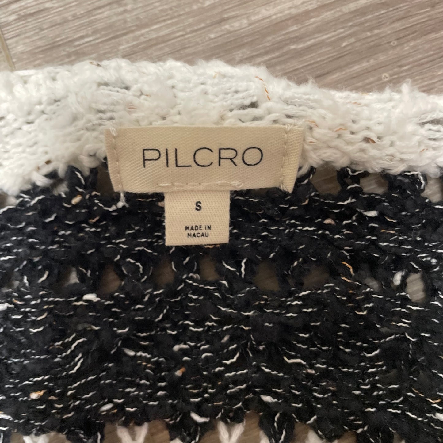 Anthropologie Palmer Open-Stitch Pullover Sweater by Pilcro Size Small